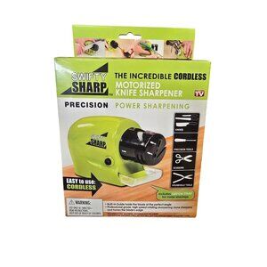 Swifty Sharp Cordless Motorized Knife Sharpener Precision Power Sharpening